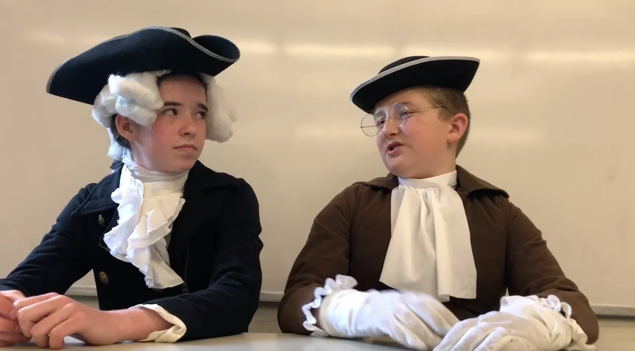 Drama Add students filming a scene